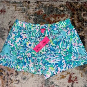 Lilly Pulitzer Leaf Print Shorts
